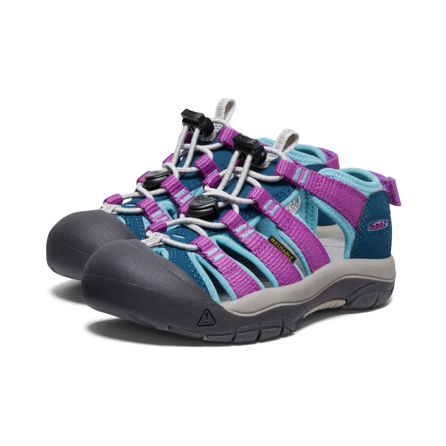 Little Kids' Newport Boundless Sandal  |  Legion Blue/Willowherb - Image 2