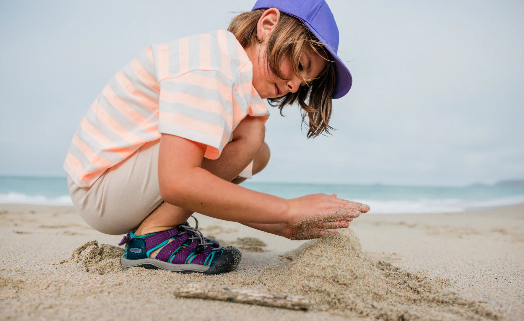 Little Kids' Newport Boundless Sandal  |  Naval Academy/Evening Primrose - Image 7