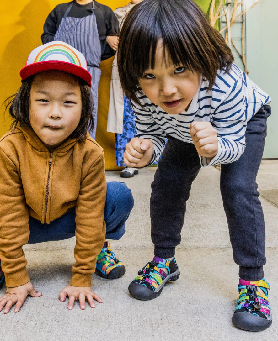 Little Kids' Newport H2  |  Azure Blue/Drizzle - Image 9