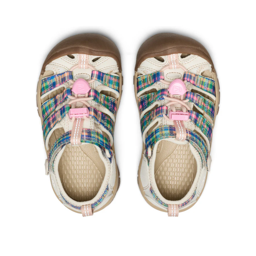 Little Kids' Newport H2  |  Gingham/Orchid Smoke - Image 4