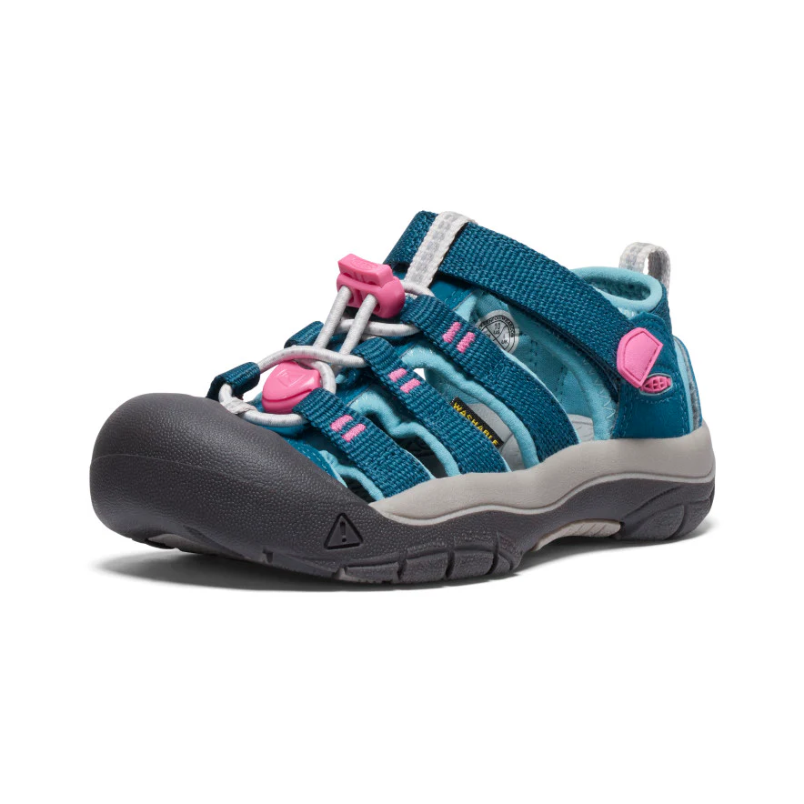 Little Kids' Newport H2 | Legion Blue/Hot Pink - Image 3
