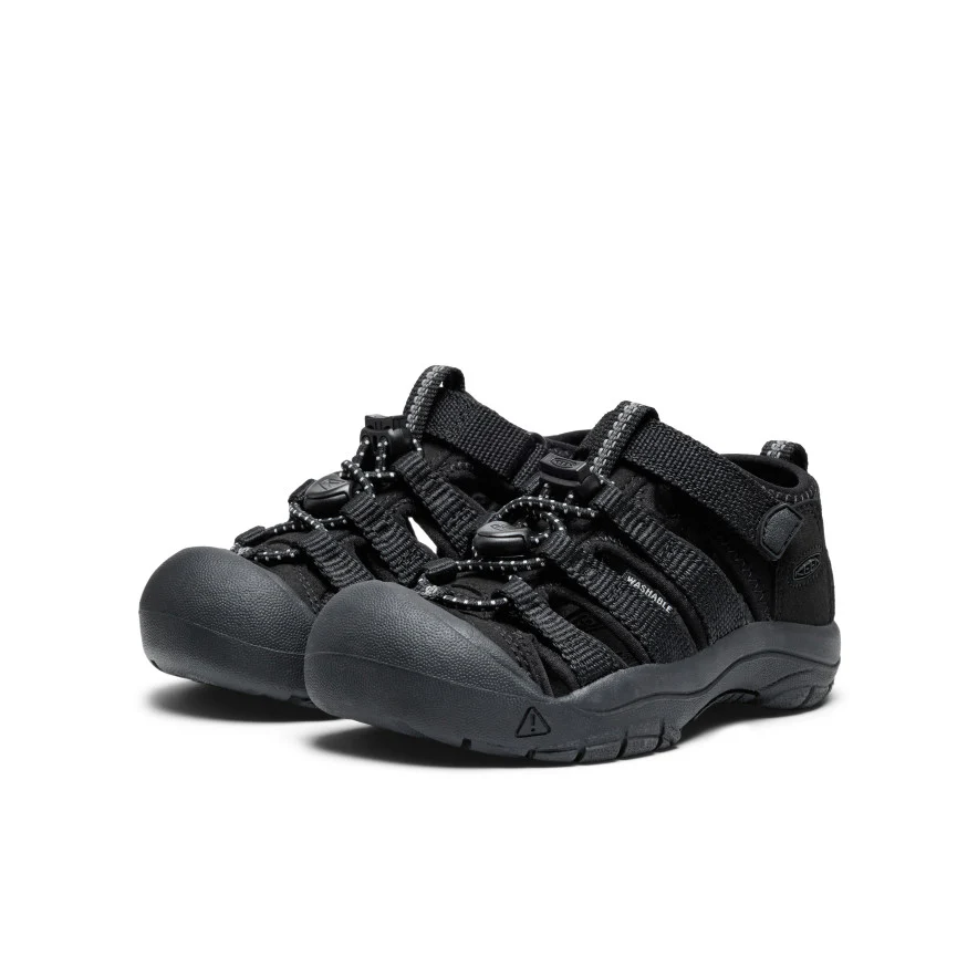Little Kids' Newport H2  |  Triple Black - Image 2