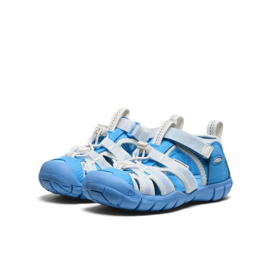 Little Kids' Seacamp II CNX  |  Azure Blue/Star White - Image 2