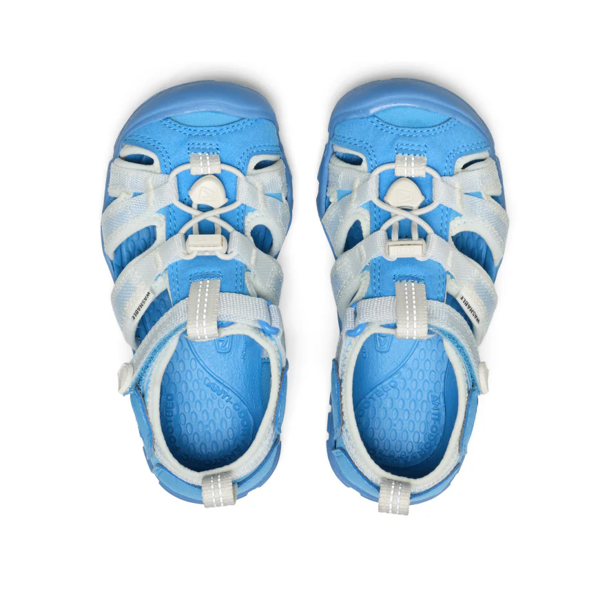 Little Kids' Seacamp II CNX  |  Azure Blue/Star White - Image 4