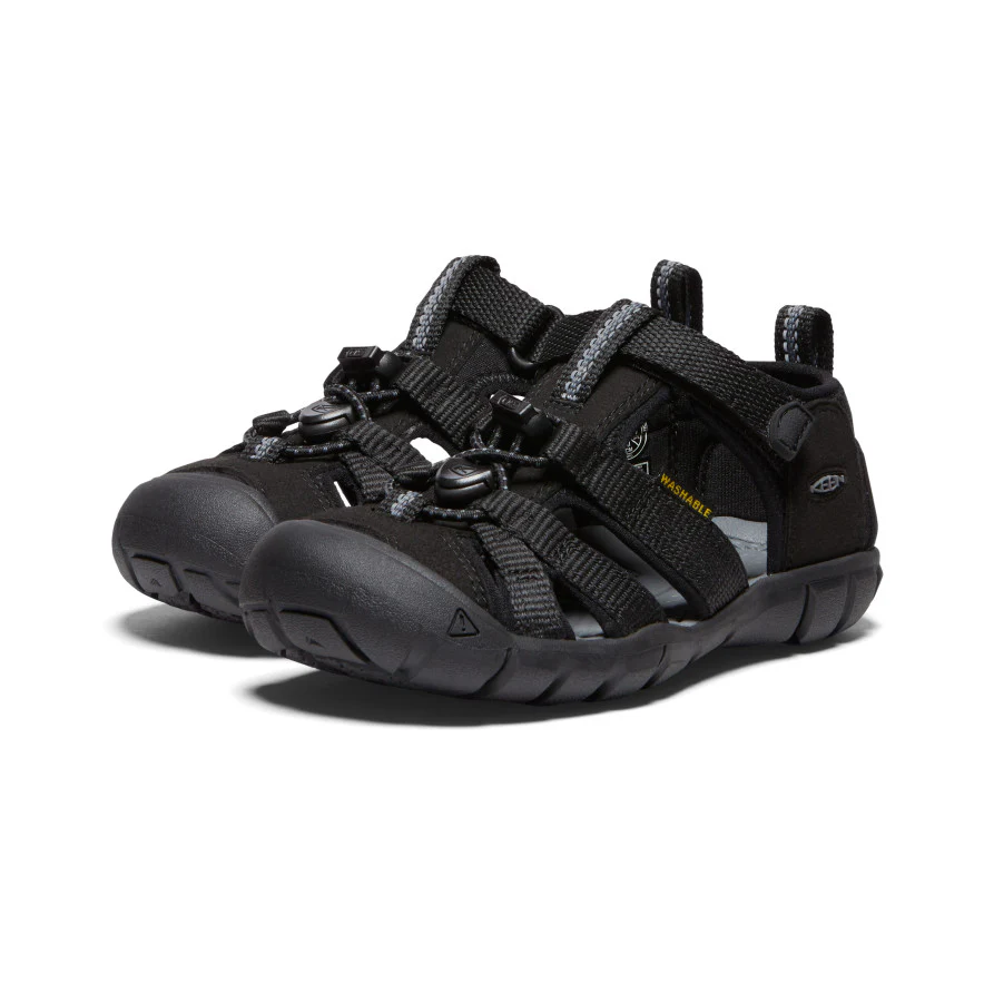 Little Kids' Seacamp II CNX  |  Black/Grey - Image 2