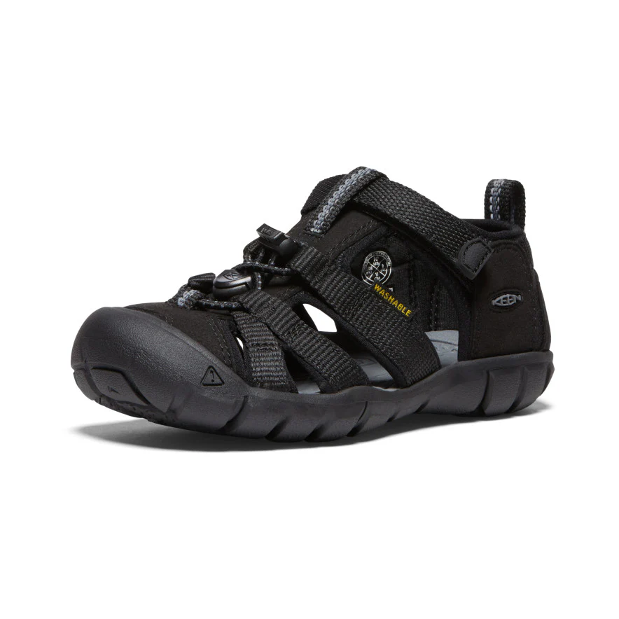 Little Kids' Seacamp II CNX  |  Black/Grey - Image 3