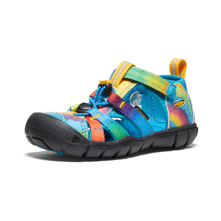 Little Kids' Seacamp II CNX  |  Vivid Blue/Original Tie Dye - Image 3