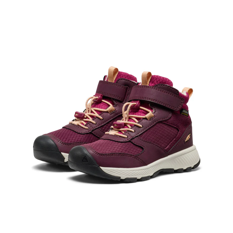 Little Kids' Skua Waterproof Boot  |  Fig/Peach Fuzz - Image 2