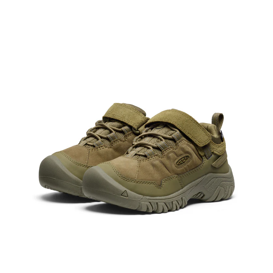 Little Kids' Targhee IV Waterproof Hiking Shoe  |  Martini Olive - Image 2