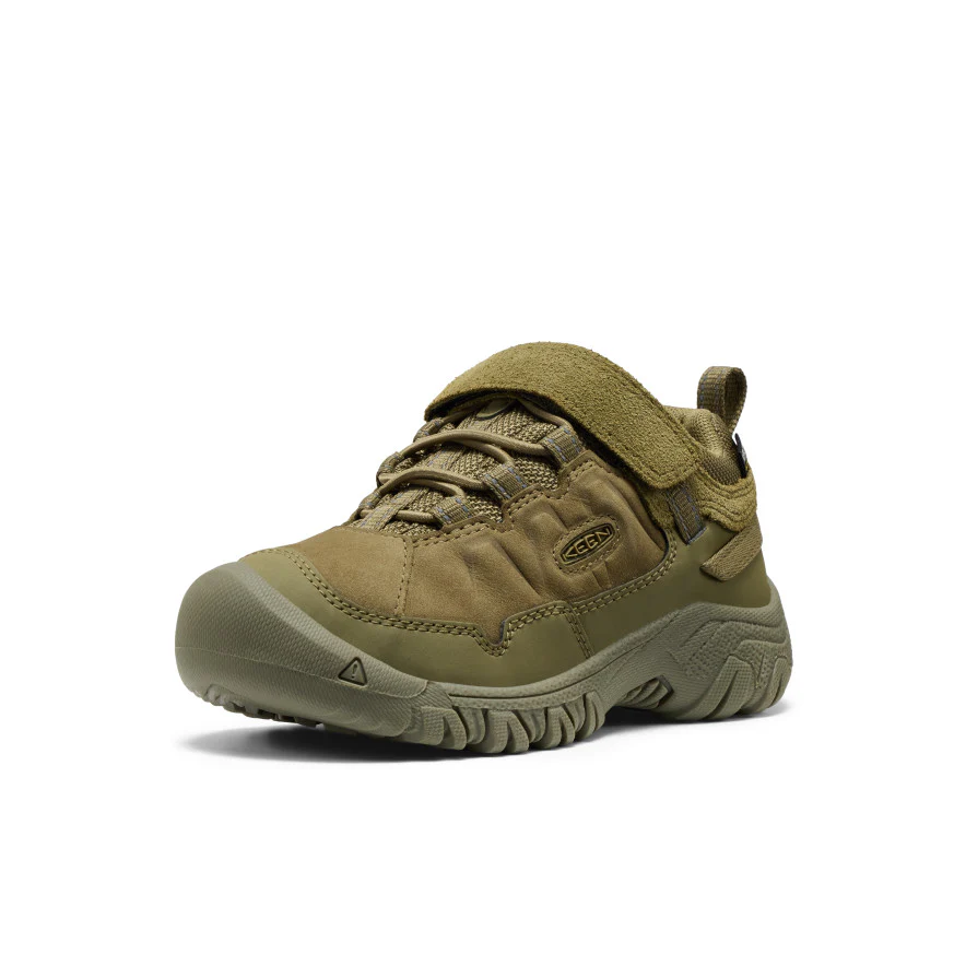 Little Kids' Targhee IV Waterproof Hiking Shoe  |  Martini Olive - Image 3