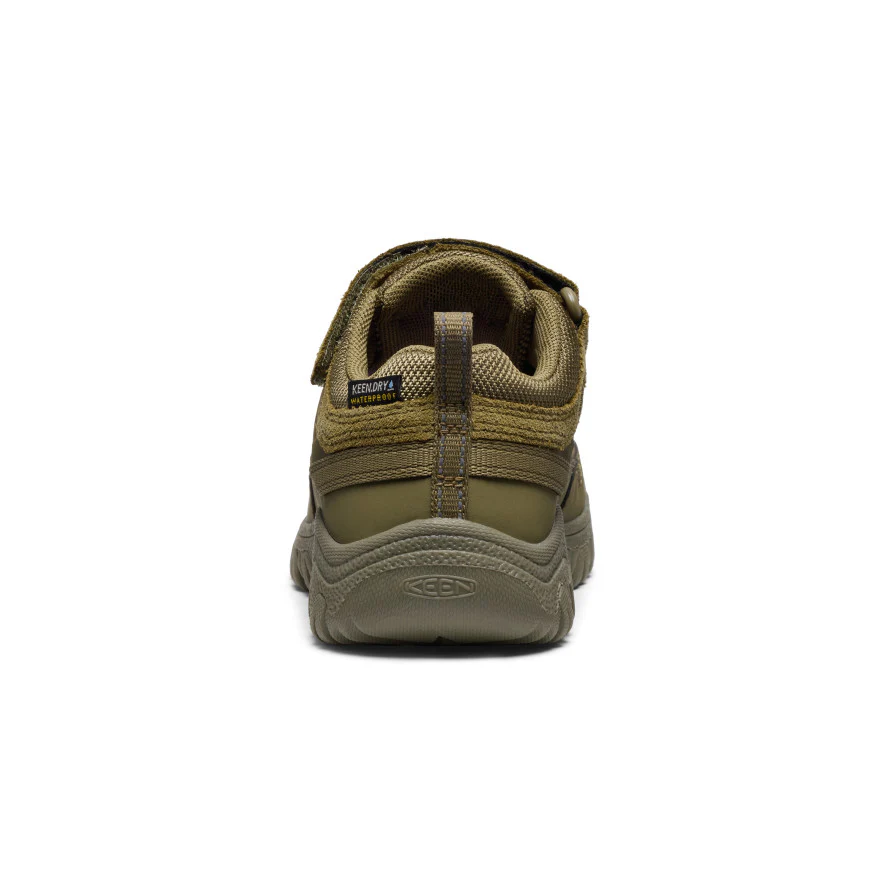 Little Kids' Targhee IV Waterproof Hiking Shoe  |  Martini Olive - Image 5