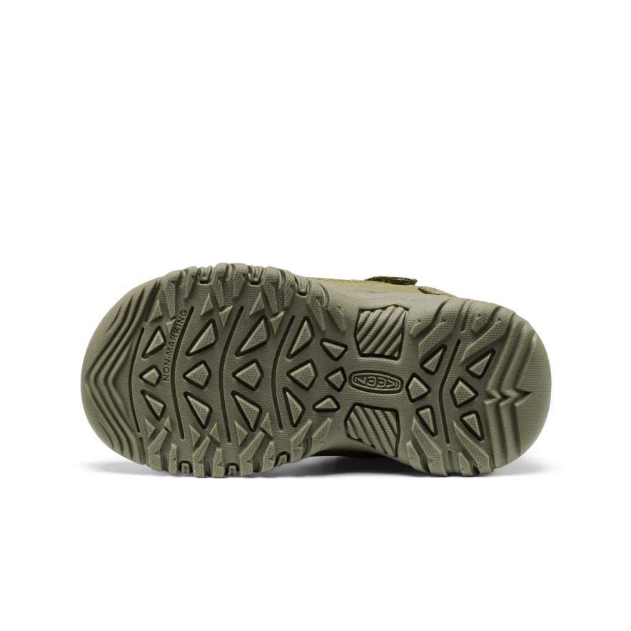 Little Kids' Targhee IV Waterproof Hiking Shoe  |  Martini Olive - Image 6
