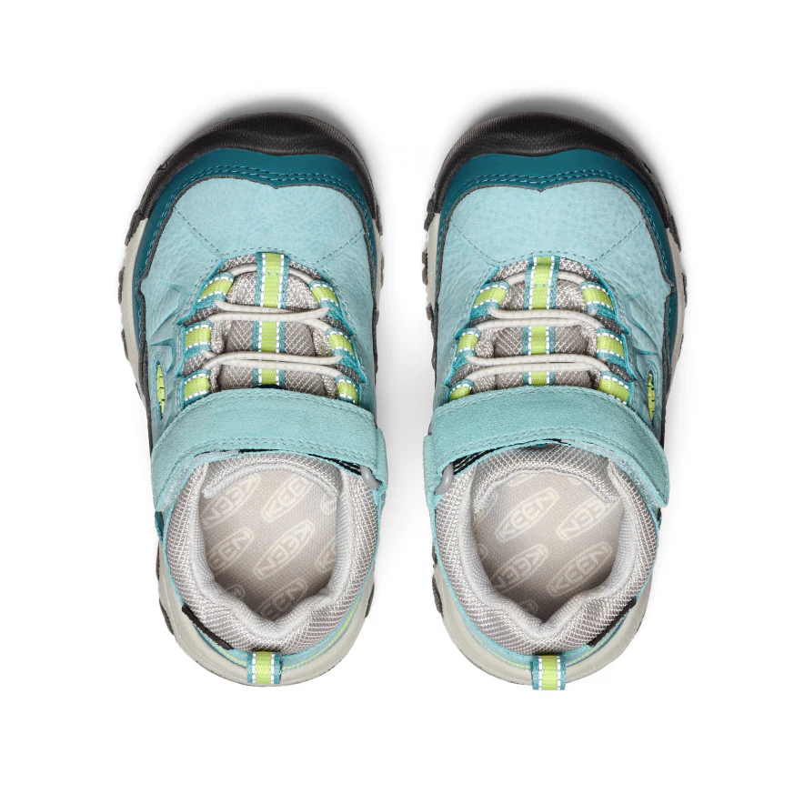 Little Kids' Targhee IV Waterproof Hiking Shoe | Reef Waters/Daiquiri Green - Image 4