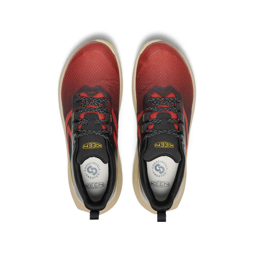 Men's 450 Dirt Waterproof Hiking Shoe  |  Red Ochre/Black - Image 4
