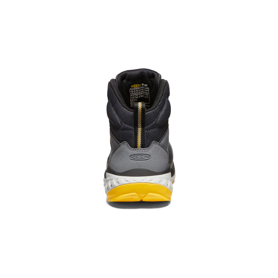 Men's Arvada Mid Work Sneaker (Carbon Toe)  |  Black/Keen Yellow - Image 5