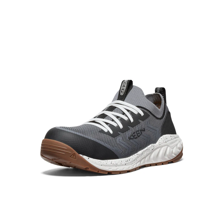 Men's Arvada Shift Work Sneaker (Carbon Toe)  |  Steel Grey/Gum - Image 3
