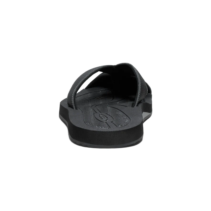 Men's Barbados Flip-Flop  |  Black/Steel Grey - Image 5