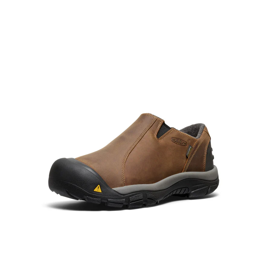 Men's Brixen Waterproof Low  |  Slate Black/Madder Brown - Image 3
