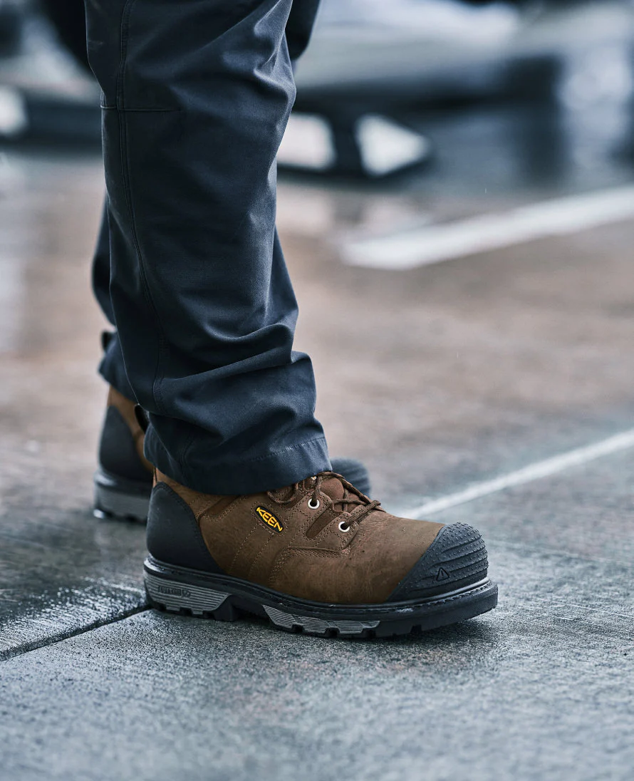 Men's Camden 8" Insulated Waterproof Boot (Carbon Toe)  |  Leather Brown/Black - Image 9