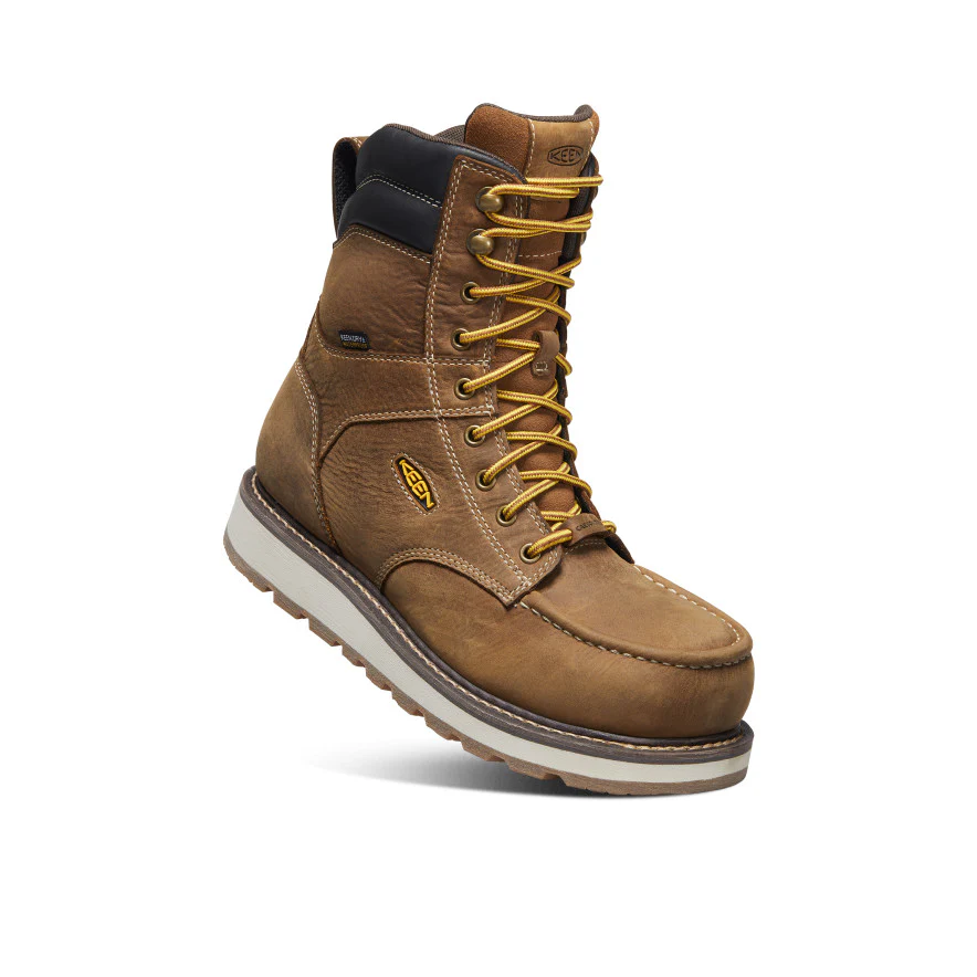 Men's Cincinnati 8" Waterproof Boot (Carbon Toe) | Belgian/Sandshell - Image 3
