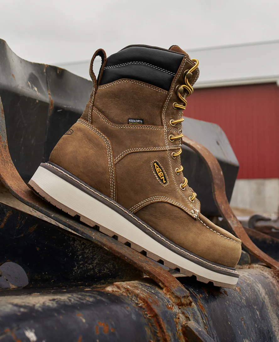 Men's Cincinnati 8" Waterproof Boot (Carbon Toe) | Belgian/Sandshell - Image 8