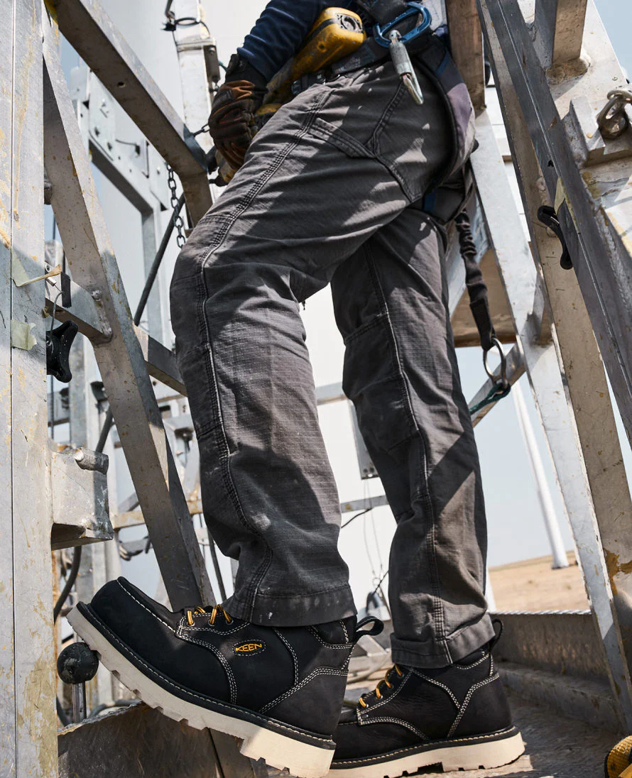 Men's Cincinnati 6" Waterproof 90° Heel Boot (Carbon Toe)  |  Belgian/Sandshell - Image 9