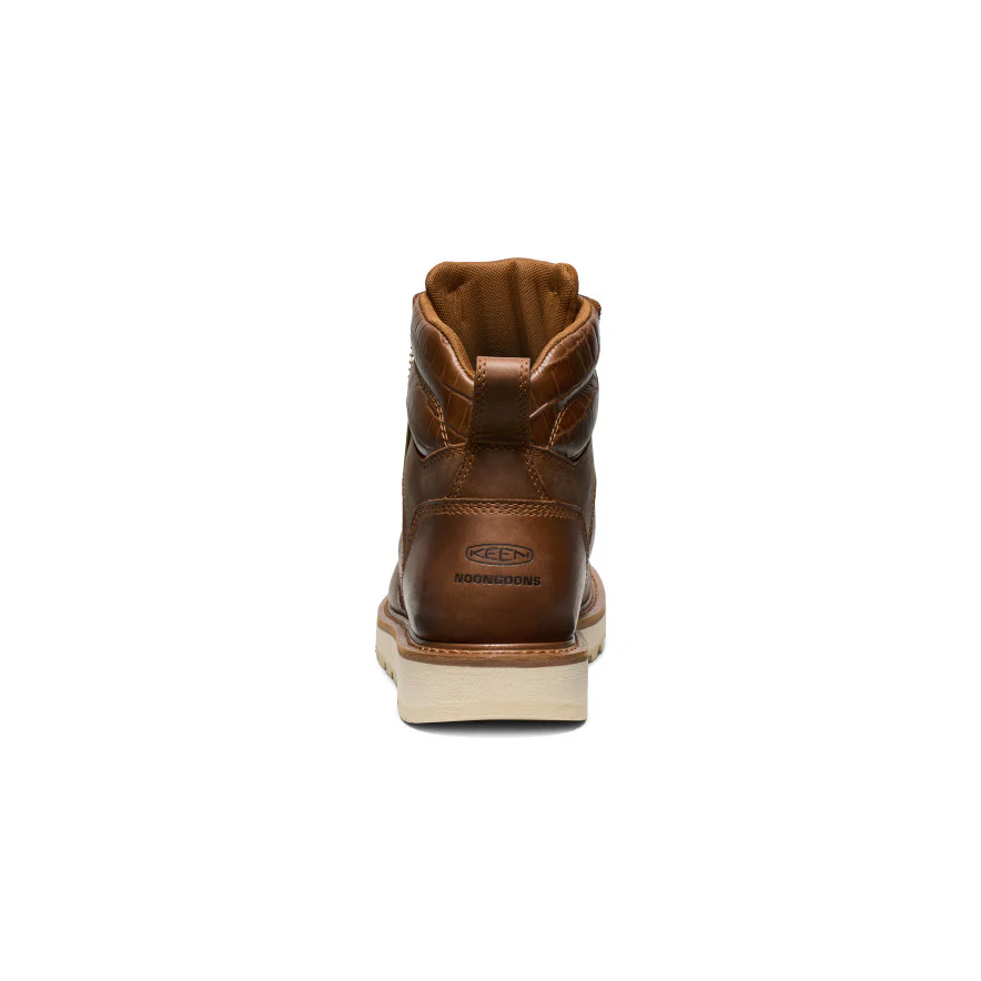 Men's Cincinnati 6" Boot (Soft Toe) x Noon Goons   |  Leather Brown/Off White - Image 5