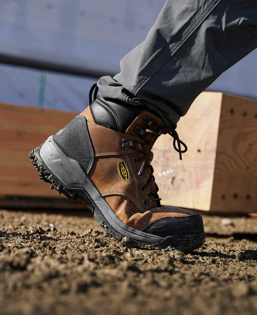 Men's Evanston 6" Insulated Waterproof Boot (Carbon Toe) | Bison/Black - Image 9
