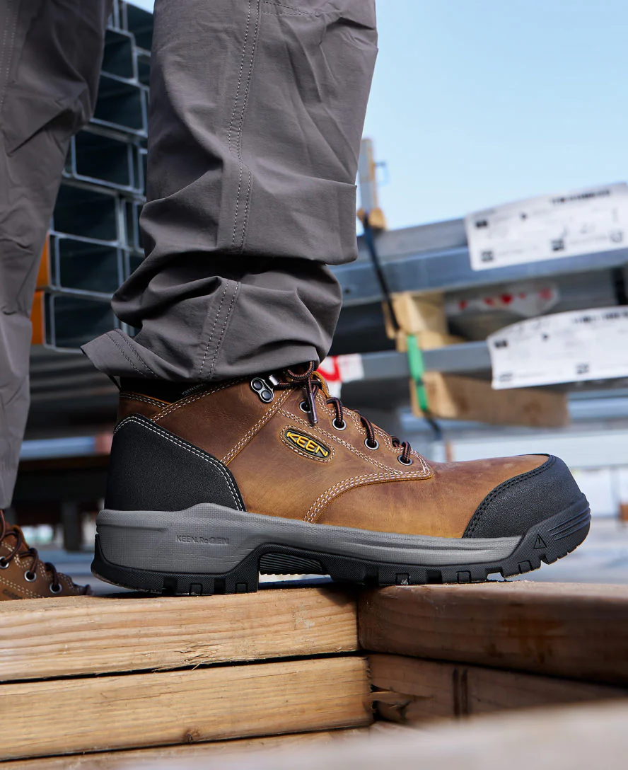 Men's Evanston 6" Waterproof Boot INT MET (Carbon Toe) | Bison/Black - Image 8
