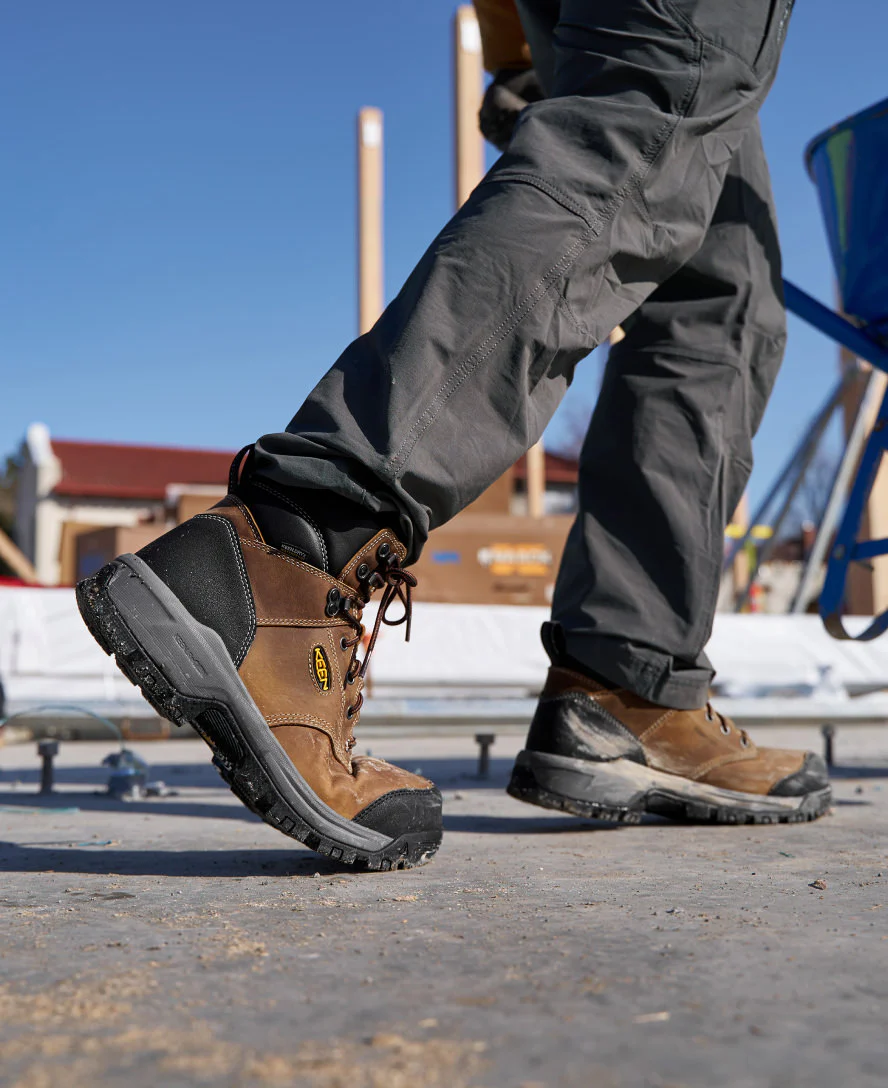 Men's Evanston 6" Waterproof Boot (Soft Toe)  |  Bison/Black - Image 9