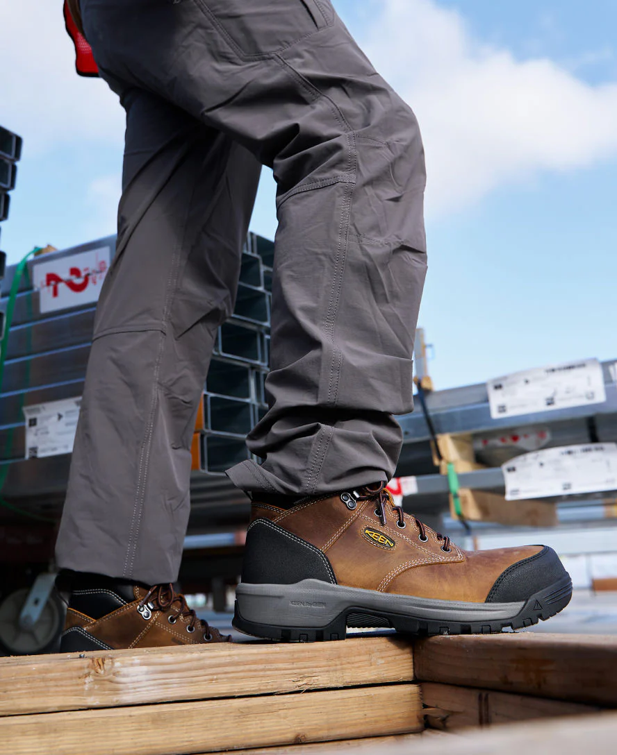 Men's Evanston 8" Insulated Waterproof Boot (Soft Toe) | Bison/Black - Image 8