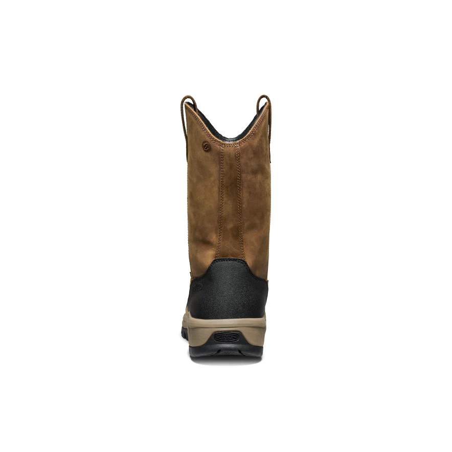 Men's Evanston Pull-On Waterproof Boot (Carbon Toe)  |  Bison/Black - Image 5