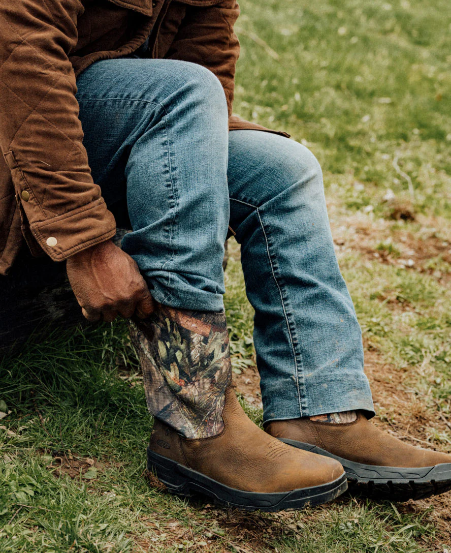 Men's Flatland Pull-On Waterproof Work Boot (Soft Toe)  |  MOSSY OAK®  BREAK-UP COUNTRY©® - Image 9