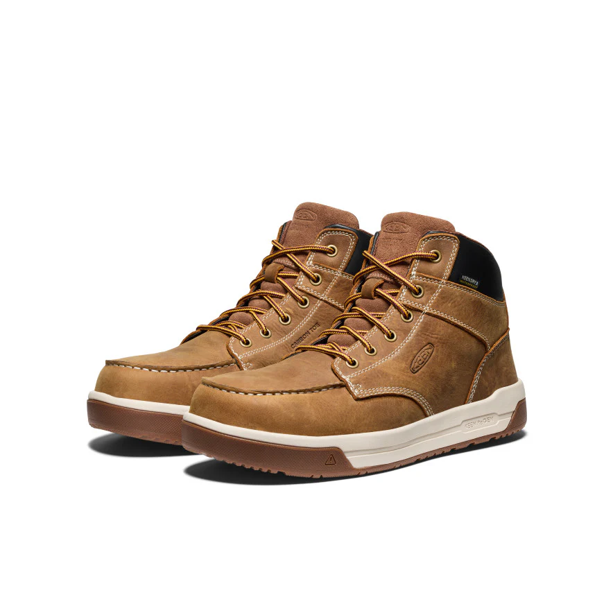 Men's Gibson Waterproof Work Boot (Carbon Toe)  |  Belgian/Gum - Image 2