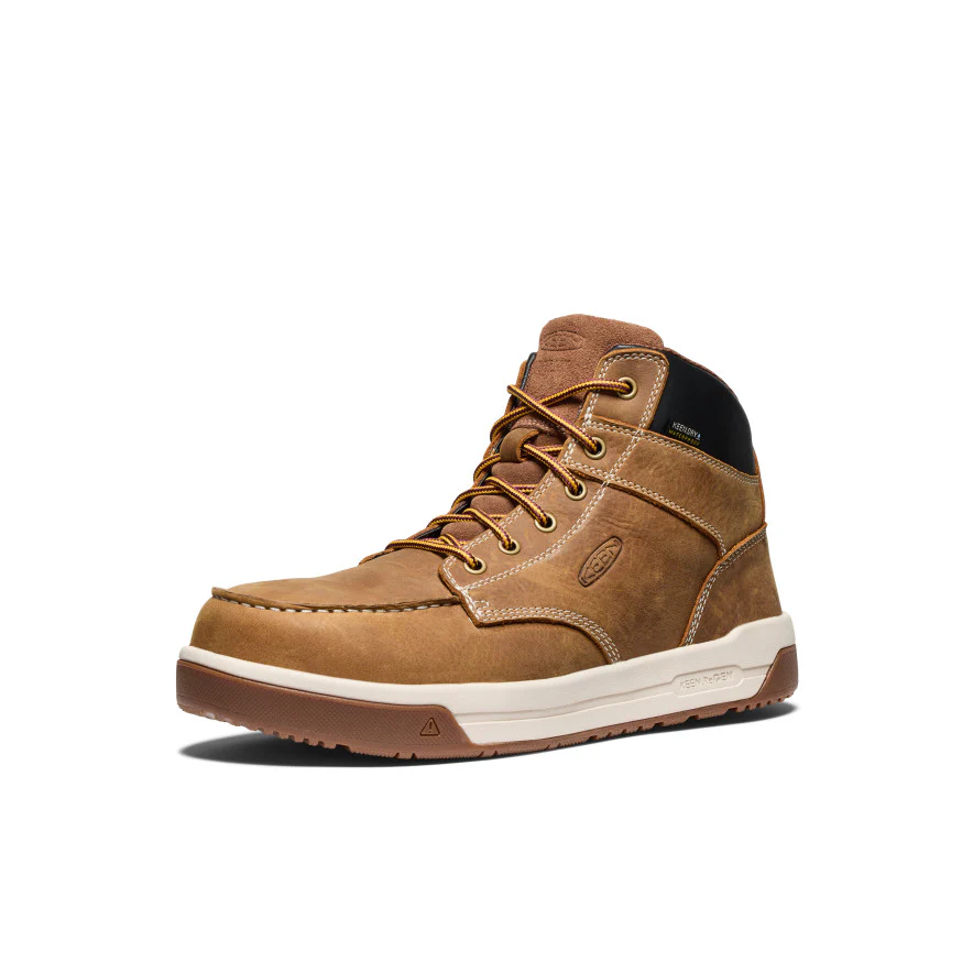 Men's Gibson Waterproof Work Boot (Carbon Toe)  |  Belgian/Gum - Image 3