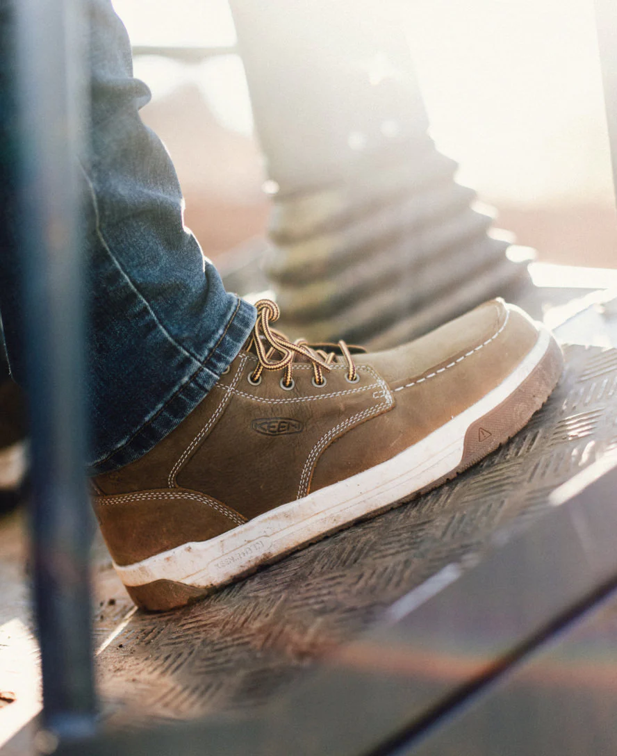 Men's Gibson Waterproof Work Boot (Carbon Toe)  |  Belgian/Gum - Image 9