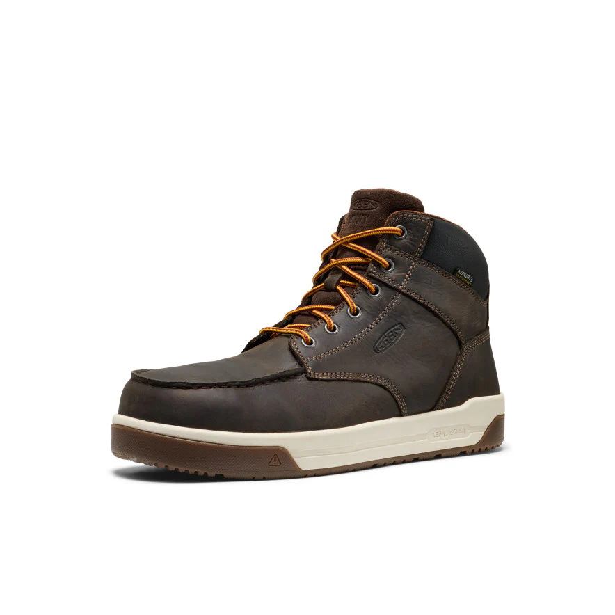 Men's Gibson Waterproof Work Boot (Carbon Toe)  |  Cascade Brown/Gum - Image 3