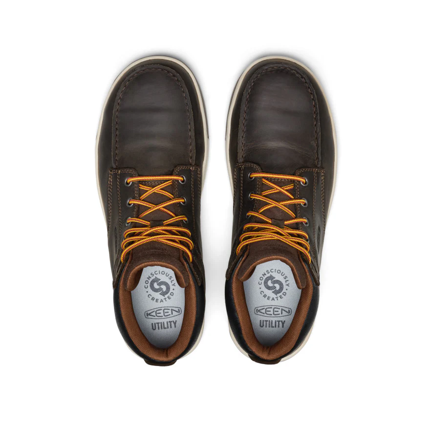 Men's Gibson Waterproof Work Boot (Carbon Toe)  |  Cascade Brown/Gum - Image 4