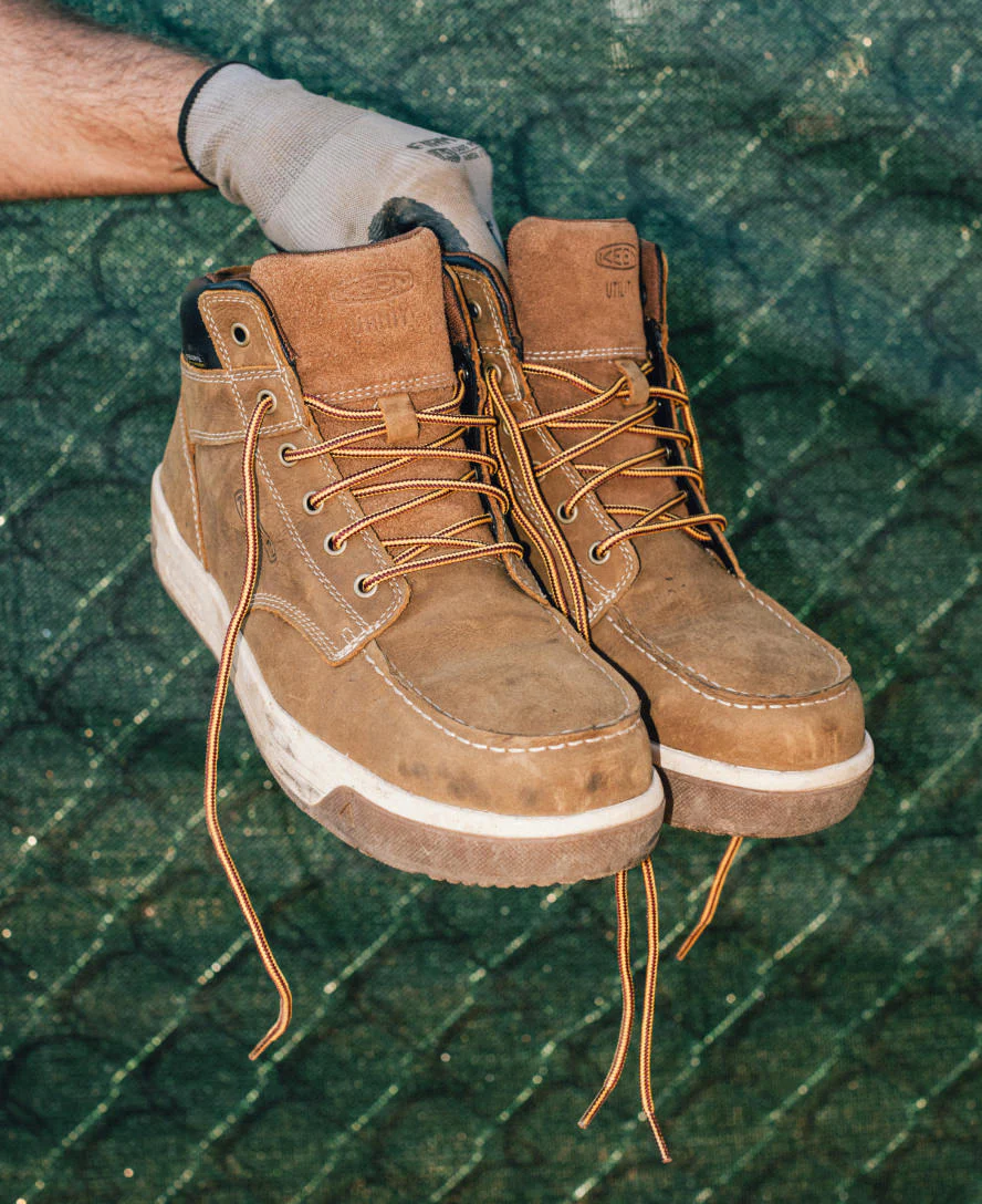 Men's Gibson Waterproof Work Boot (Carbon Toe)  |  Cascade Brown/Gum - Image 8