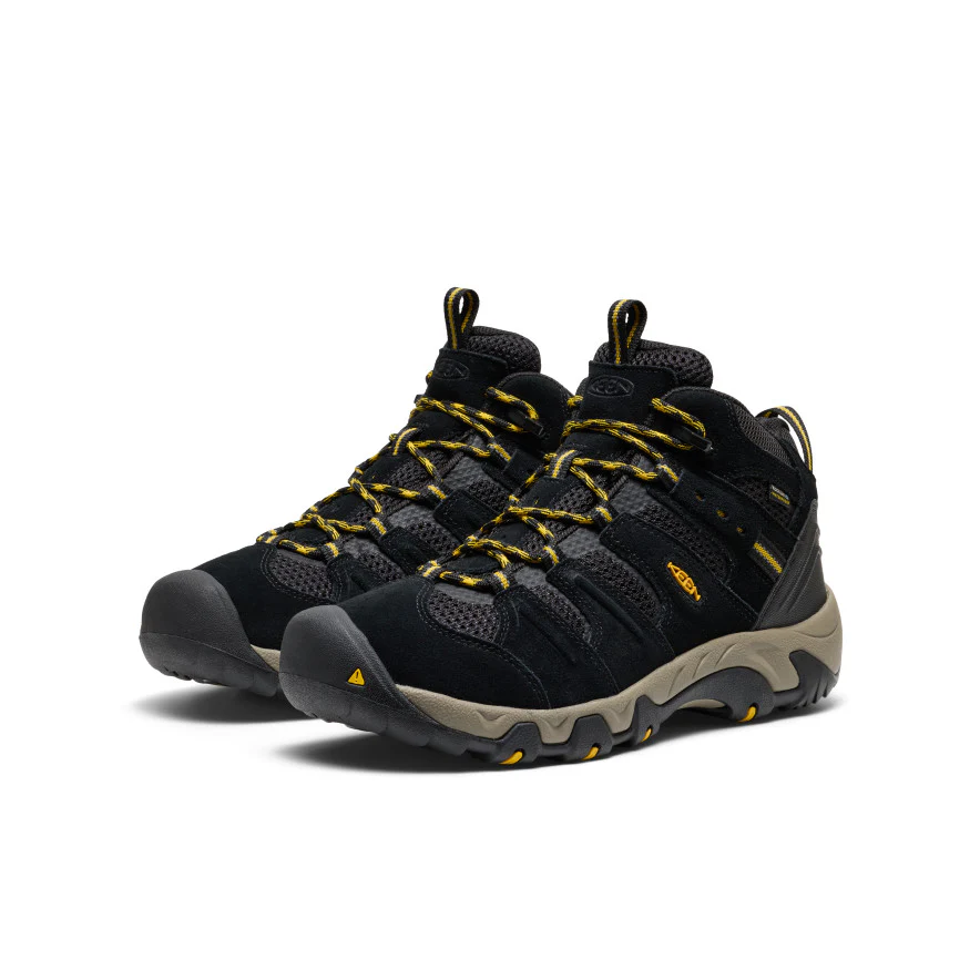 Men's Headout Waterproof Hiking Boot  |  Black/Lemon Curry - Image 2