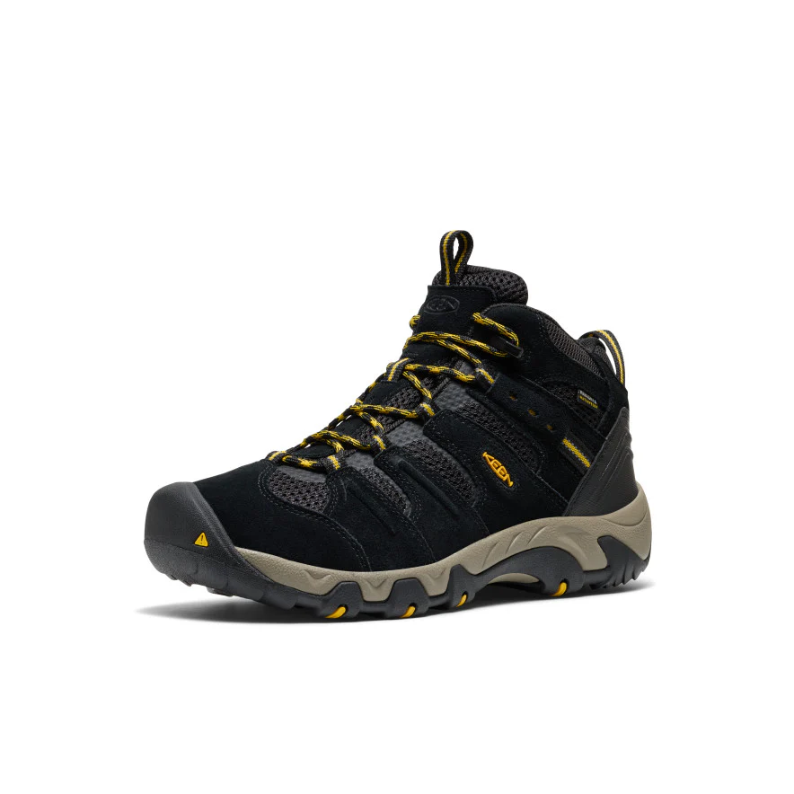 Men's Headout Waterproof Hiking Boot  |  Black/Lemon Curry - Image 3