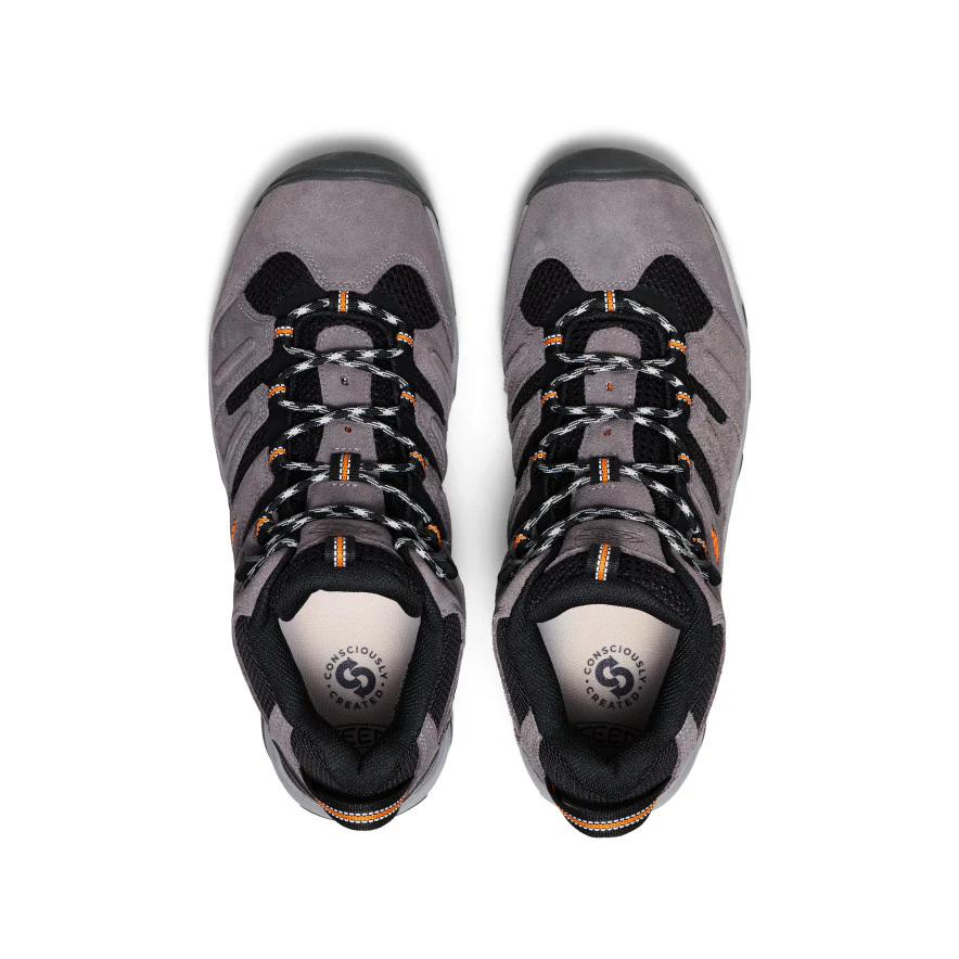 Men's Headout Waterproof Hiking Boot  |  Magnet/Orange Pepper - Image 4