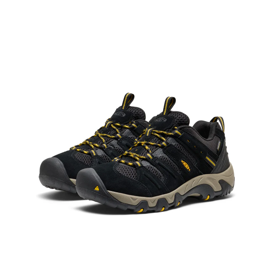 Men's Headout Waterproof Hiking Shoe  |  Black/Lemon Curry - Image 2