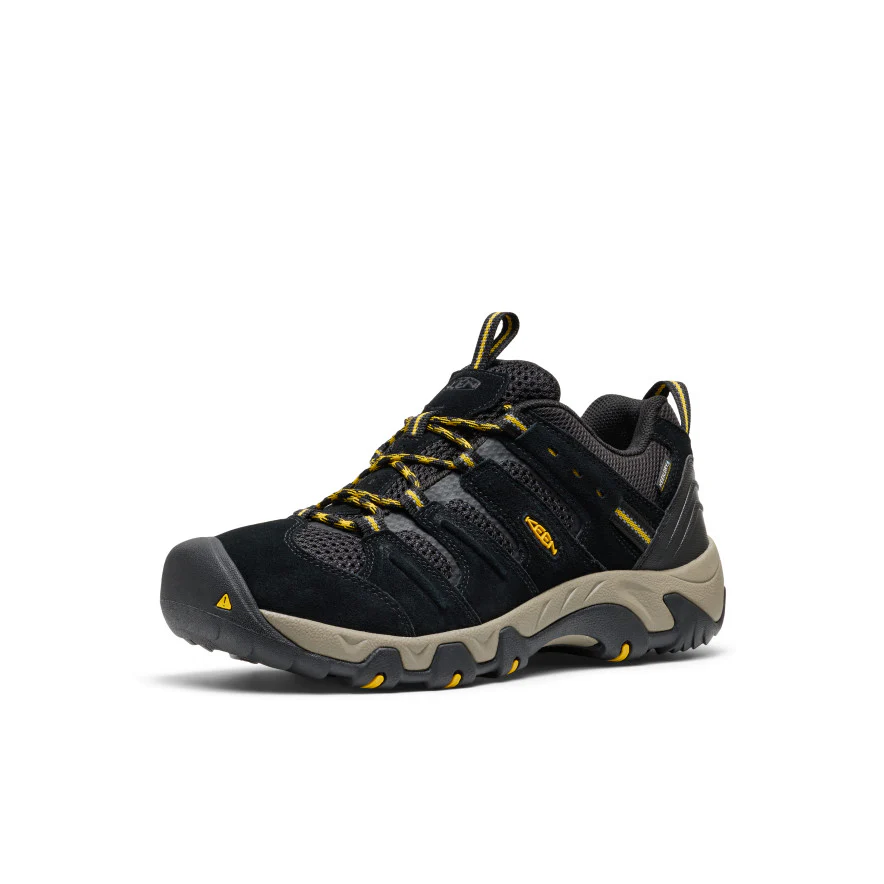Men's Headout Waterproof Hiking Shoe  |  Black/Lemon Curry - Image 3