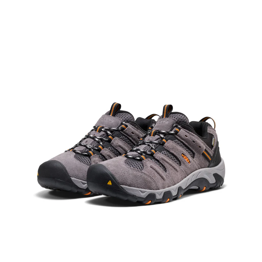 Men's Headout Waterproof Hiking Shoe  |  Steel Grey/Orange Pepper - Image 2