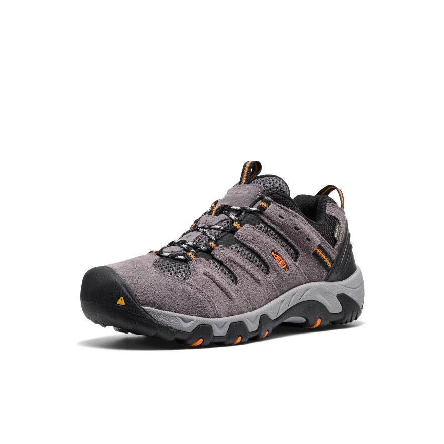Men's Headout Waterproof Hiking Shoe  |  Steel Grey/Orange Pepper - Image 3