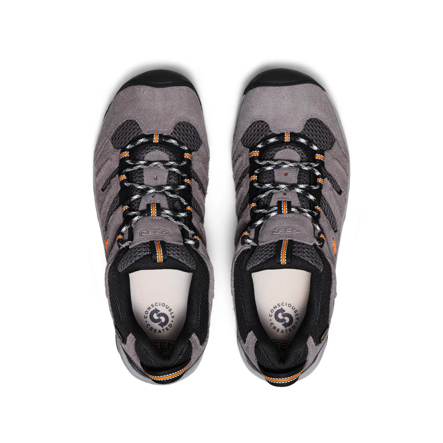 Men's Headout Waterproof Hiking Shoe  |  Steel Grey/Orange Pepper - Image 4