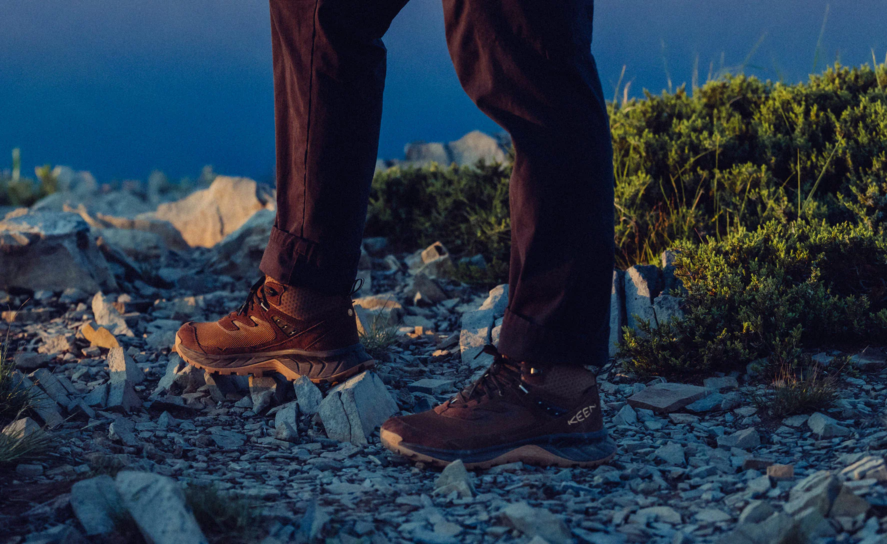 Men's Hightrail Waterproof Hiking Boot  |  Dark Earth/Oak Buff - Image 7
