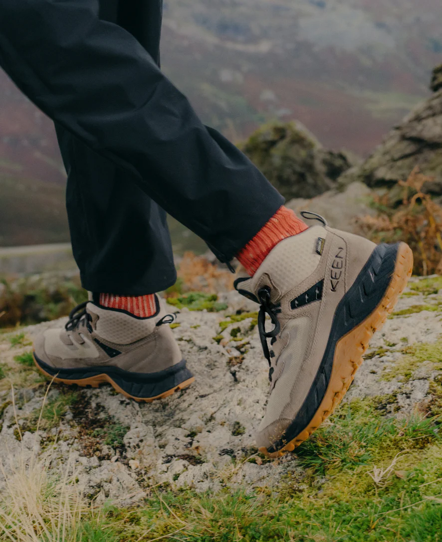 Men's Hightrail Waterproof Hiking Boot  |  Safari/Steel Grey - Image 8