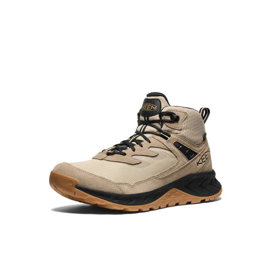 Men's Hightrail Waterproof Wide Hiking Boot  |  Brindle/Oak Buff - Image 3